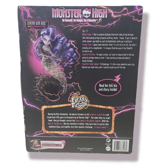 Monster High Freaky Fusion Sirena Von Boo Signed by Creator! - Picture 3 of 4